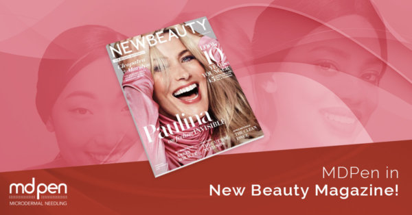 MDPen in 2018 New Beauty Magazine Featuring Guide to Microneedling