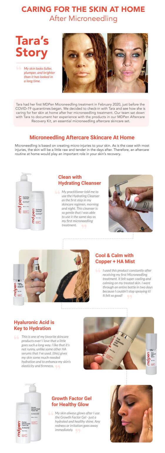 Proper Skincare Layering for Morning and Night After Microneedling with MDPen’s Aftercare  Recovery Kit